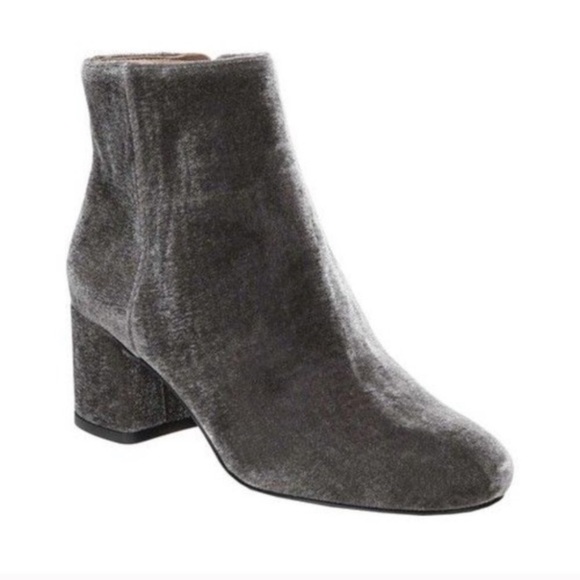 Franco Sarto Shoes - Franco Sarto Jubilee block Heeled Velvet Booties